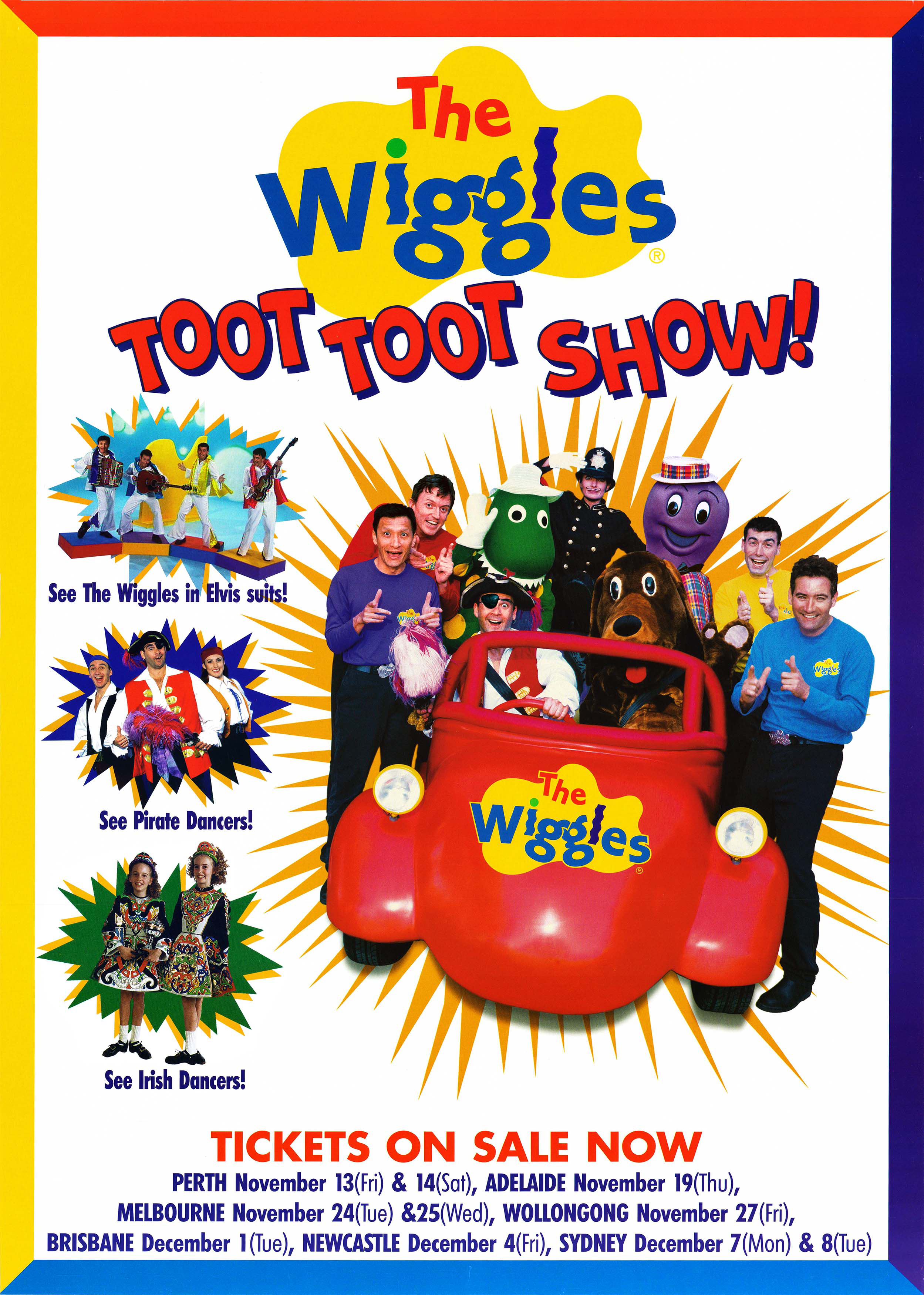 Toot Toot Show! (partially lost footage of The Wiggles performance; 1998) -  The Lost Media Wiki