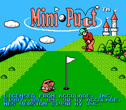 Mini-Putt (NES) - Mini-Putt (found build of cancelled NES port of golf game; 1991)