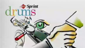 Sprint logo/graphic design.