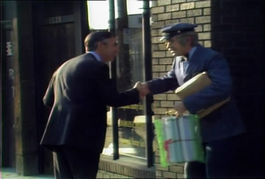Note: this dispels the rumor that Fred and McFeely only shook hands in the final episode.