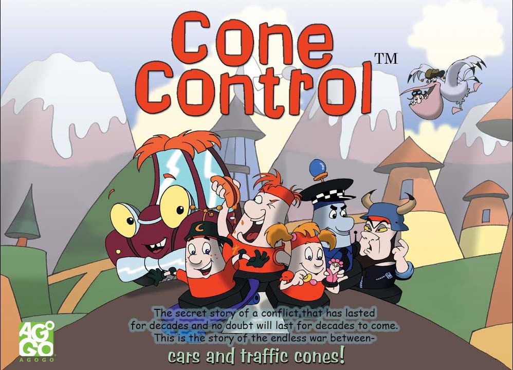 Cone Control Episodes - Cone the Barbarian & Frankencar - Cone Control (partially found British children's animated series; 2002)