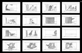 Fourth part of the second storyboard sequence.