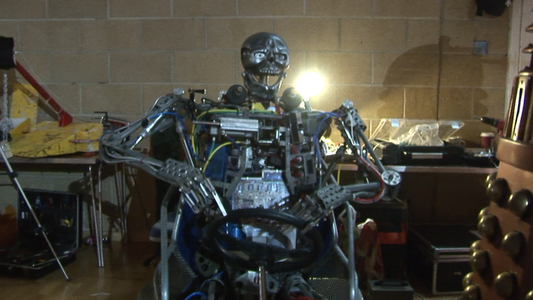 Exhibit at an Extreme Robots event.