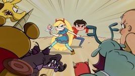 Star and Marco preparing to fight.