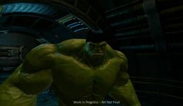 The Hulk's video game render.