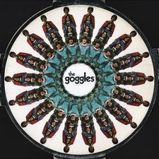 The cover of the "Super Plastic Elastic Goggles" soundtrack record.