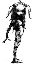 Concept art of Thurma by Brian Froud.