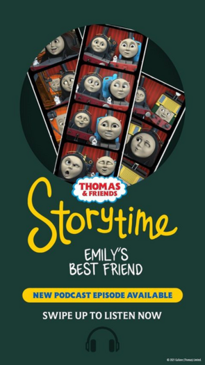 Storytime poster with photos of the deleted Phillip and Marion scenes.