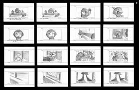 Second part of the second storyboard sequence.