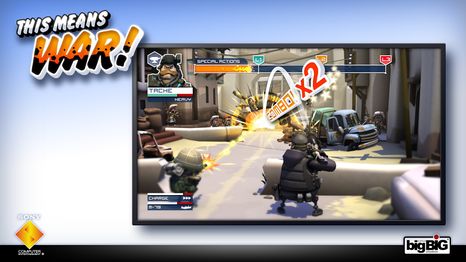 Mock up for the gameplay of This Means War