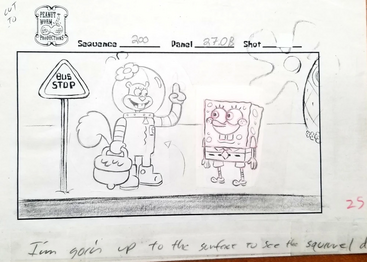Storyboard of the second deleted scene (2/2).