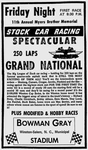 Promotion for the race.