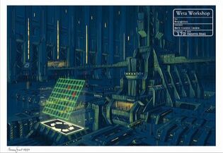 The NERV HQ command room