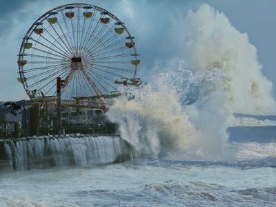 Santa Monica Pier after 50 years.