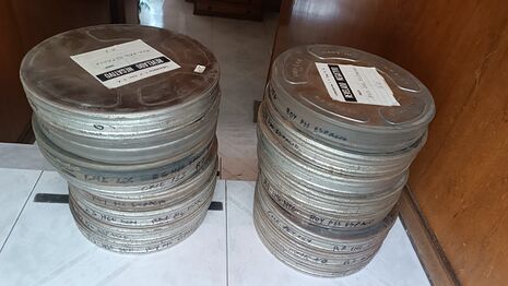 Film canisters that contain the original camera negatives. Courtesy of Ulises Pérez Aguirre's daughter.