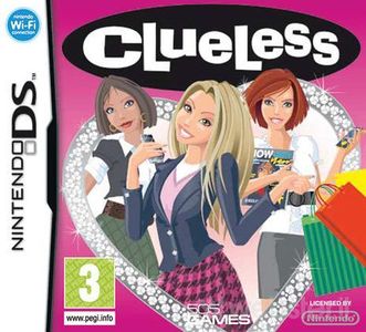 Alternate cover art simply referring to the game as Clueless.