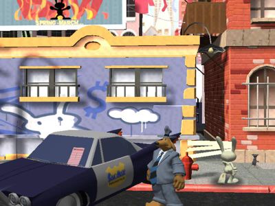 A screenshot of Sam & Max: Freelance Police (1/4).