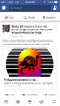 Screenshot of Blinky Bill's original Facebook post.