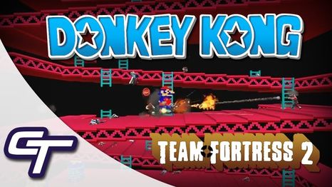 "Donkey Kong Arcade Map – Team Fortress 2" thumbnail.