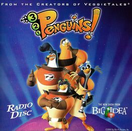 Cover for the 3-2-1 Penguins! Radio Disc.