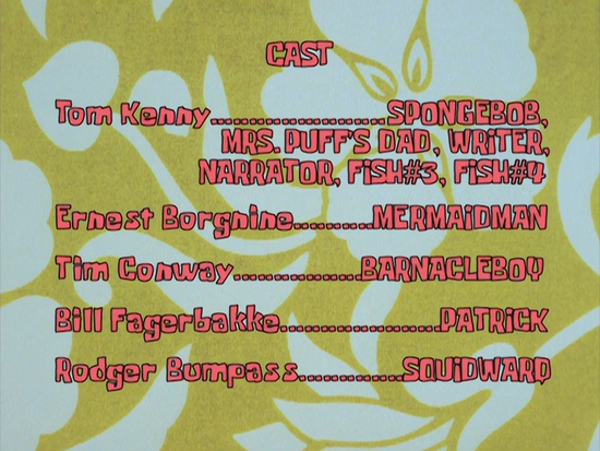 Mrs. Puff's Dad in the credits.
