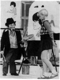 A still showing Cindy Brady meeting Toulouse Lautrec.