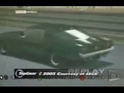 A clip from Sega GT 2002 featuring a Ford Mustang.