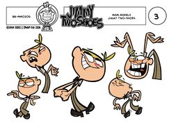 Character sheet of Jimmy, the shows' protagonist.