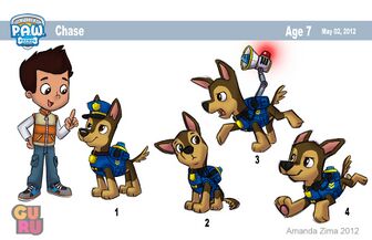 Concept art for Chase.