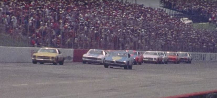 Earnhardt ahead of the pack.