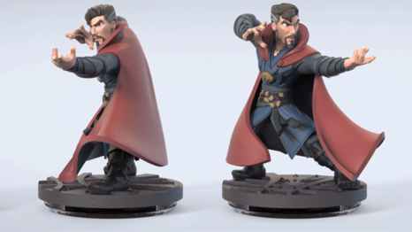 An image of the cancelled Doctor Strange figure.