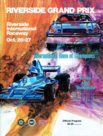 The Riverside races advertised as part of the 1974 Riverside Grand Prix program.