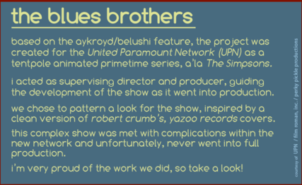A summary that was uploaded on the Perky Pickles website (they helped make the show)