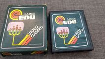 Edu Games classic box and cartridge design