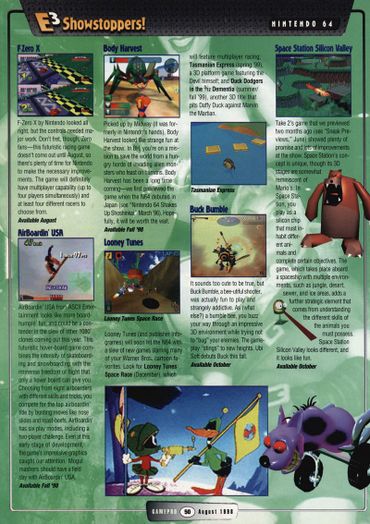 Preview of the game on GamePro #119 (August 1998)
