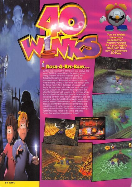 File:Nintendo Magazine 82 (Dec 1999) 40 Winks01.jpg