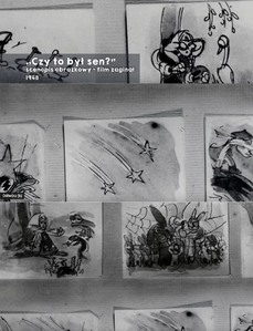 Fractions of storyboard of the second version of the movie.