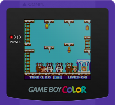 Level gameplay, where the player controls one of the boys to save Kenny.