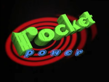 The Rocket Beach title card that was used in the Rocket Power theme song.