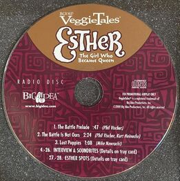 Disc art for the Esther... The Girl Who Became Queen Radio Disc