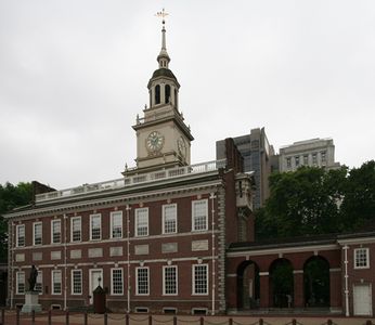 Photo used to depict the Independence Hall.