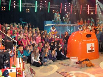 Shot of the live studio audience.