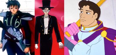 A comparison of the Toon Makers version of Prince Endymion and the original Prince Endymion/Tuxedo Mask.