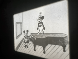 Mickey and Minnie as they appear in the short.