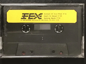 A photo of the tape containing the final version of the song.