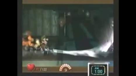 The overheat meter from the E3 version of Luigi's Mansion, almost filled.