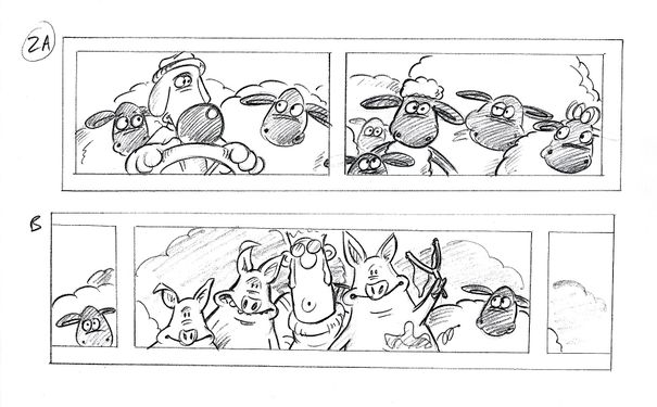 Windscreen View Concept Art 2 likely made for the pilot by Sylvia Bull