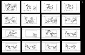 Sixth part of the first storyboard sequence.