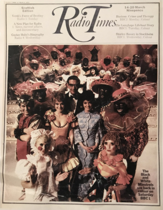 An issue of the Radiotimes magazine from 1970, with a front page featuring the show