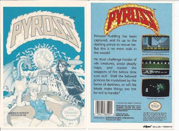 Aged VidPro card featuring the game's cover art.
